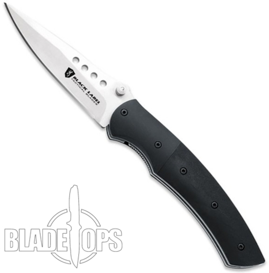 Browning Black Label G10 Sliver Linerlock Knife, Drop Point Blade