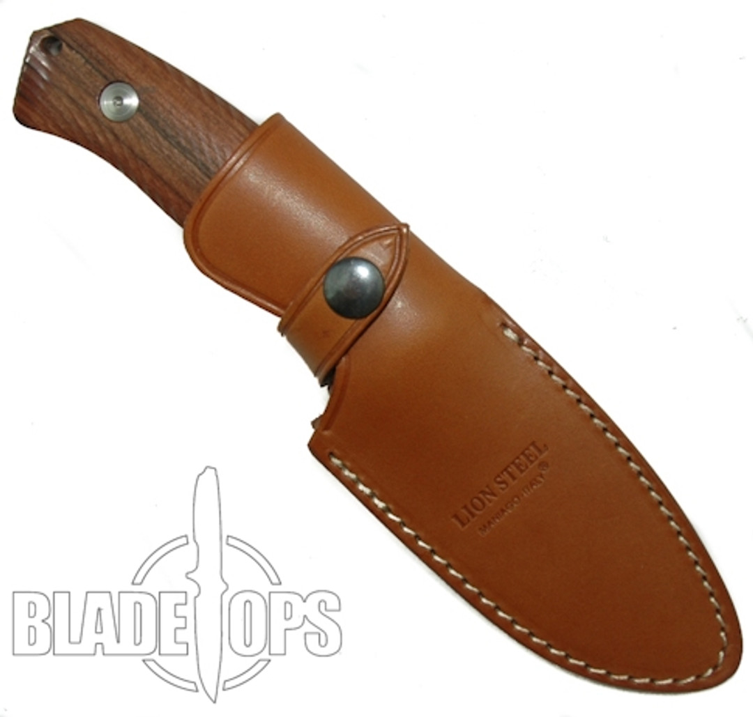 LionSteel M3 Hunting Knife Santos Wood Fixed Blade, M3 ST