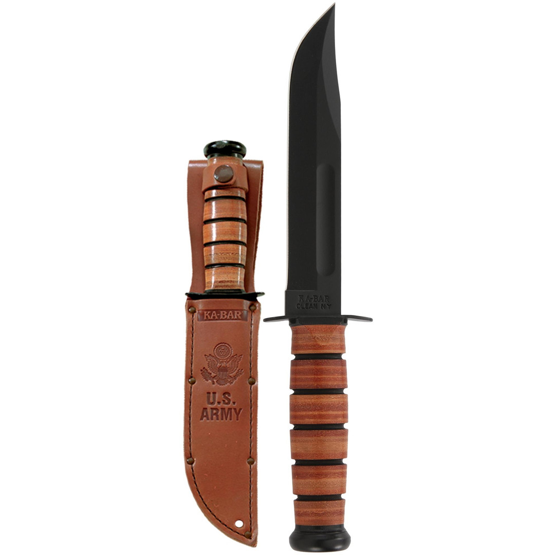 Ka-Bar, Army, Plain Edge SHEATH VIEW