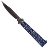 Butterfly Knife, Low Price, Blue