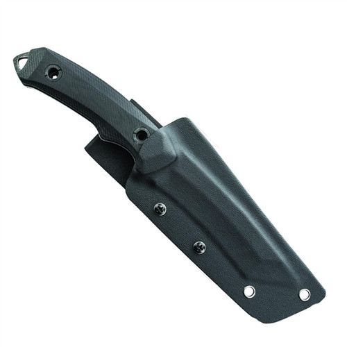 Schrade F12 Fixed Blade Knife, Tanto Blade, G10 Handle