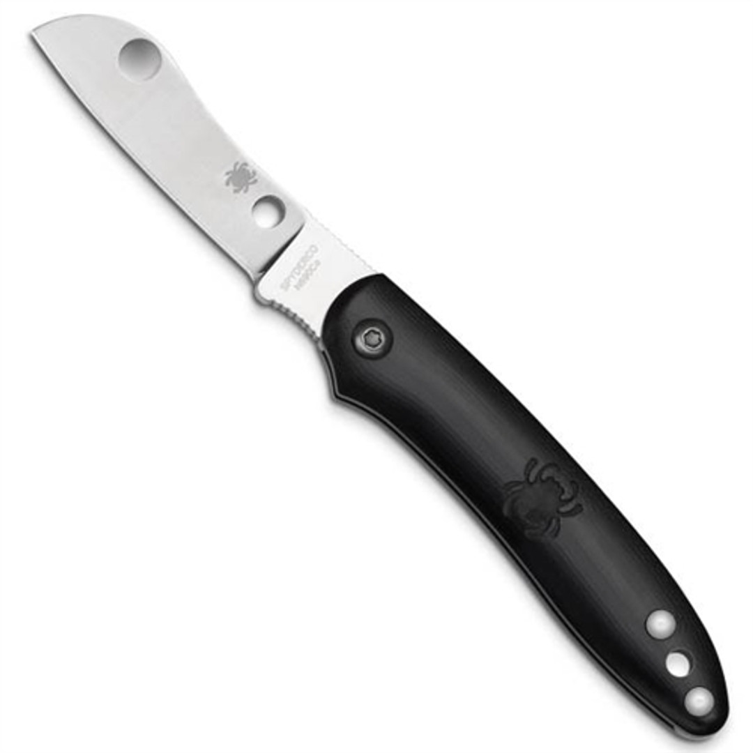 Spyderco Roadie SlipJoint Knife, Plain Edge FRONT VIEW