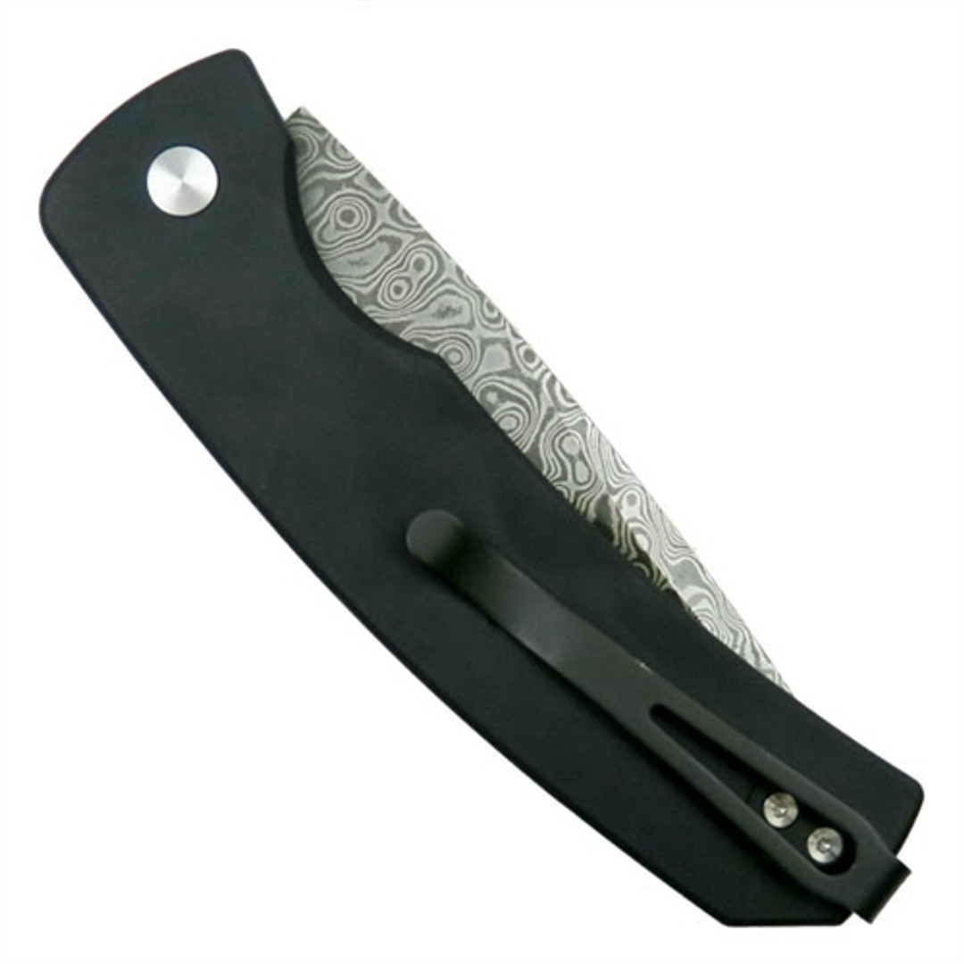 Pro-Tech M2651-D Tuxedo Magic 2 "Whiskers" Auto Knife, Ivory Micarta, Damascus Blade