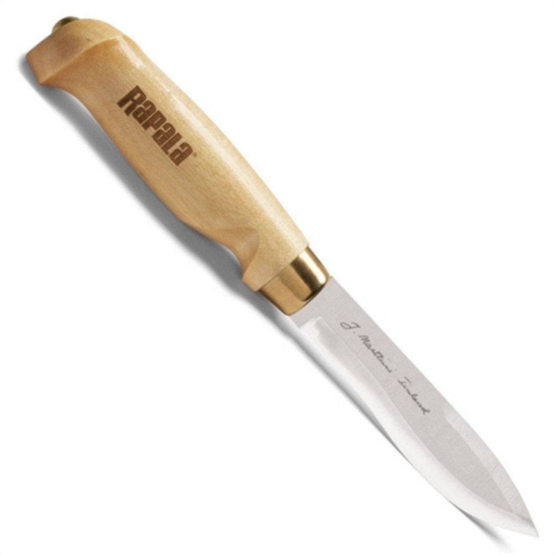 Rapala CBS45 Classic Birch Skinner Fixed Blade Knife, Satin Blade