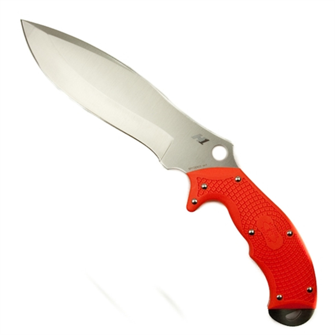 Spyderco Schempp Rock Salt Knife, Orange