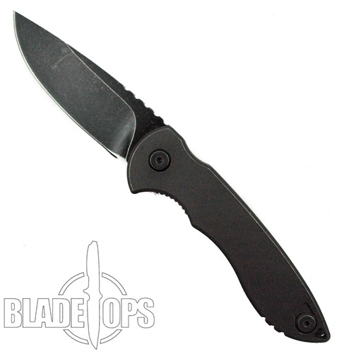 Quartermaster Knives Mr. Spicoli QSE-7 Titanium Knife, Texas Tea