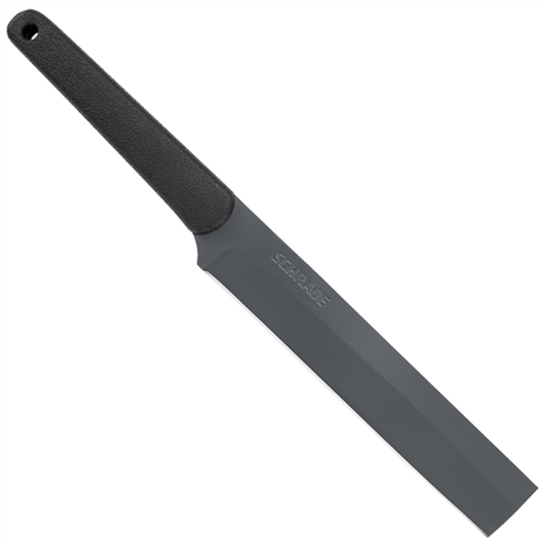 Schrade SCHF64 Froe Fixed Blade Knife, Dark Grey Blade