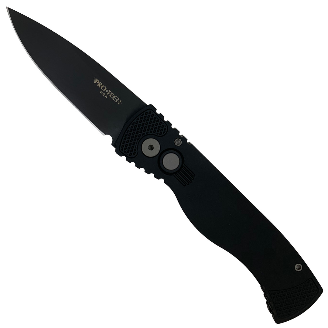 Protech Tactical Response 2, Black Tactical Plain Blade, Black Handle