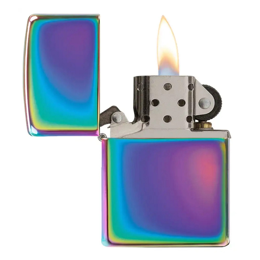 Zippo Spectrum Lighter, Open View