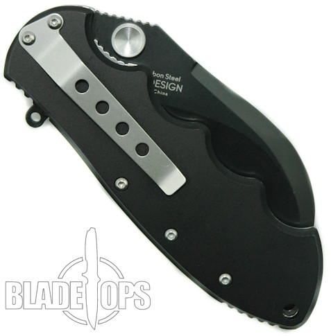 Tac Force Bear Claw Assisted Knife, Black Tactical Blade