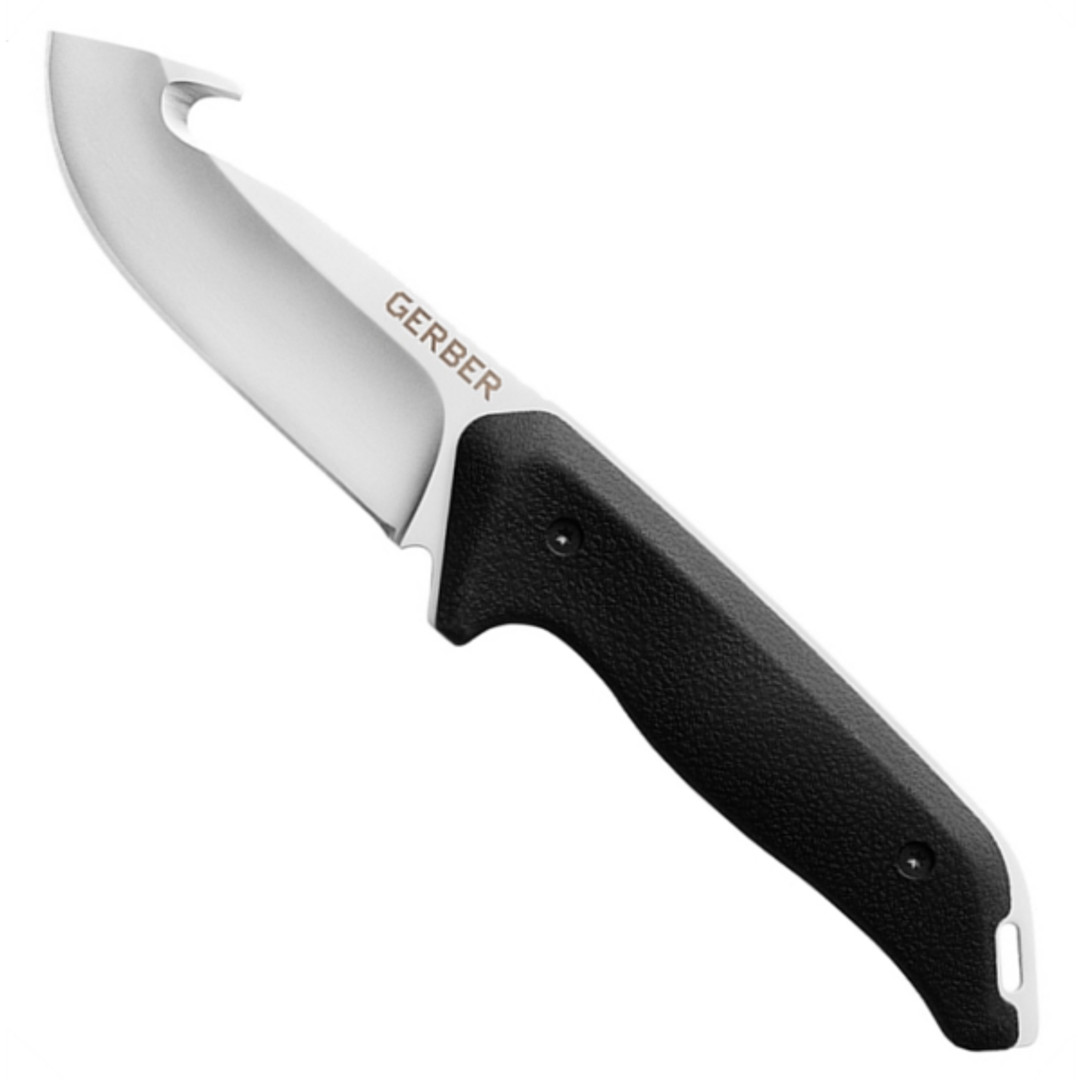 Gerber 31-002200 Moment Gut Hook Fixed Blade Knife, Bead Blast Blade