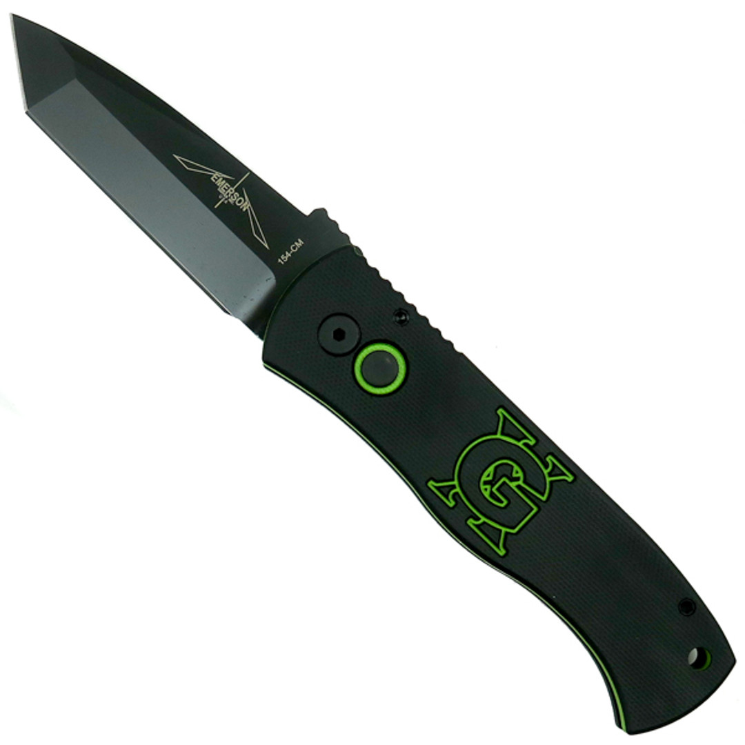 Pro-Tech Emerson USN GX CQC-7 Tanto  Auto Knife, 154CM Black Blade