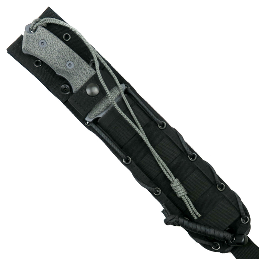 Chris Reeve GB7-1000 Green Beret 7" Micarta Fixed Blade Knife, Magnacut Dark Grey Blade
