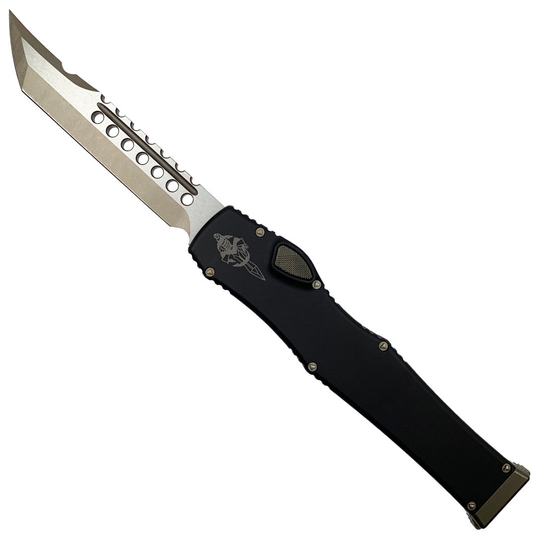 Microtech 519-13 Halo VI Hellhound Tanto OTF Auto Knife, Bronze Blade