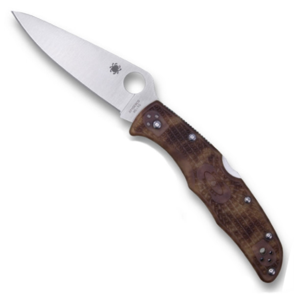 Spyderco C10ZFPDCMO Zome Desert Camo Endura 4 Folder Knife, VG-10 Satin Blade