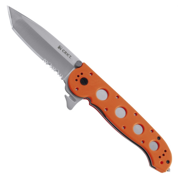 CRKT M16-14ZER Safety Orange Large Emergency Rescue Tanto Flipper