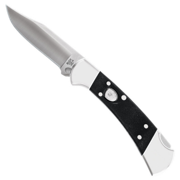Buck 0112BKSA 112 Ranger Elite G-10/Stainless Steel Auto Knife, CPM-S30V Satin Blade