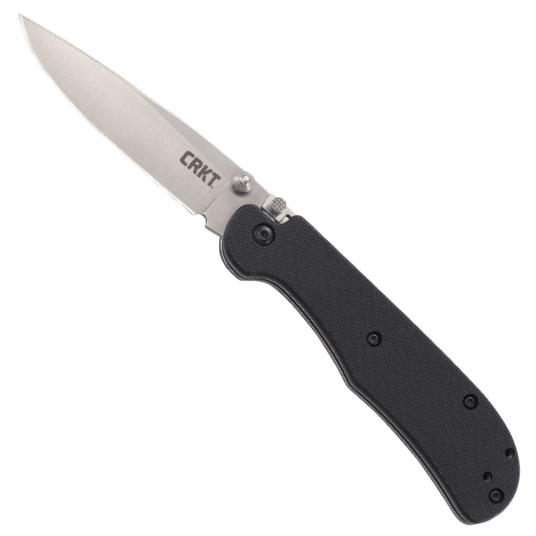 CRKT Offbeat II Crawford Lockback Folder Knife, Satin Blade
