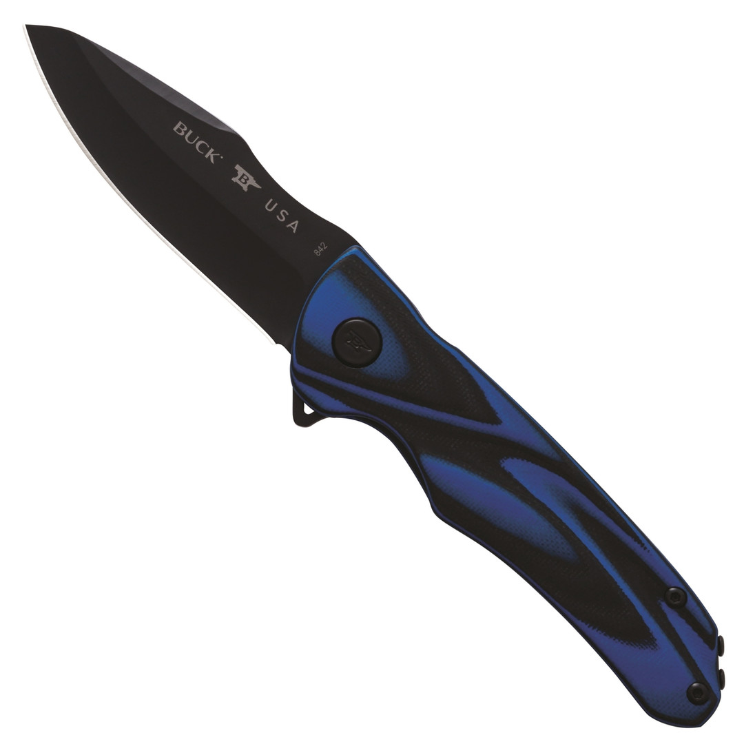 Buck Sprint Ops Pro Flipper Knife, CPM-S30V Graphite Black Blade