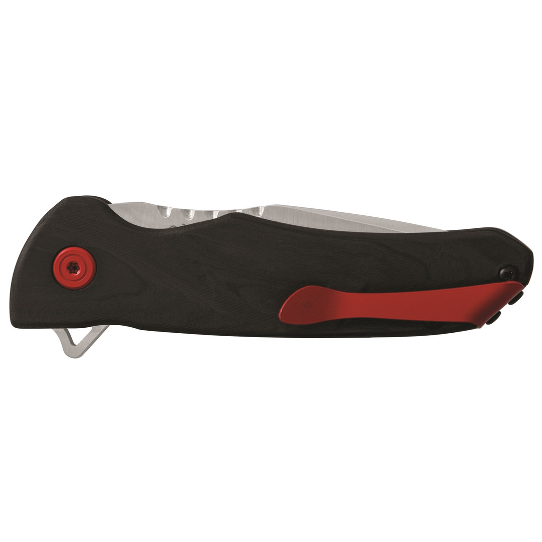 Buck Sprint Pro Marbled Carbon Fiber Flipper Knife, CPM-S30V Blade REAR VIEW