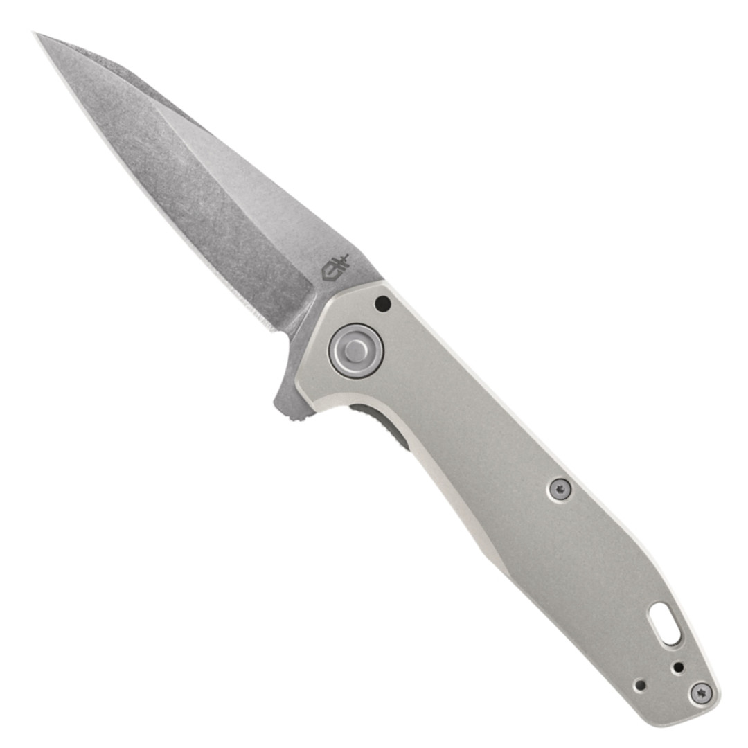 Gerber Grey Fastball Flipper Knife, CPM-S30V Blade FRONT VIEW