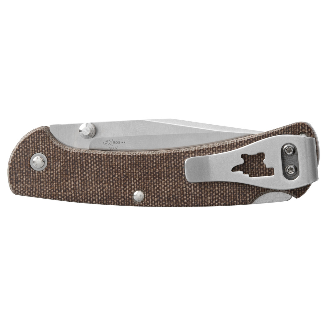 Buck Brown 112 Slim Ranger Pro Folder Knife, CPM-S30V Blade