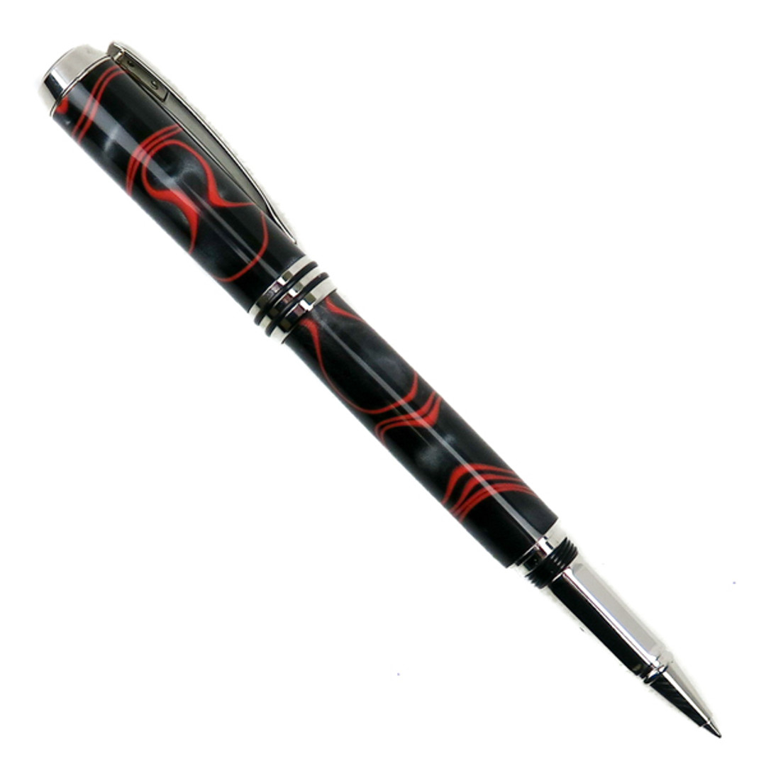 Loki Tool Mogul Roller Ball Pen, Lava Kirinite Open