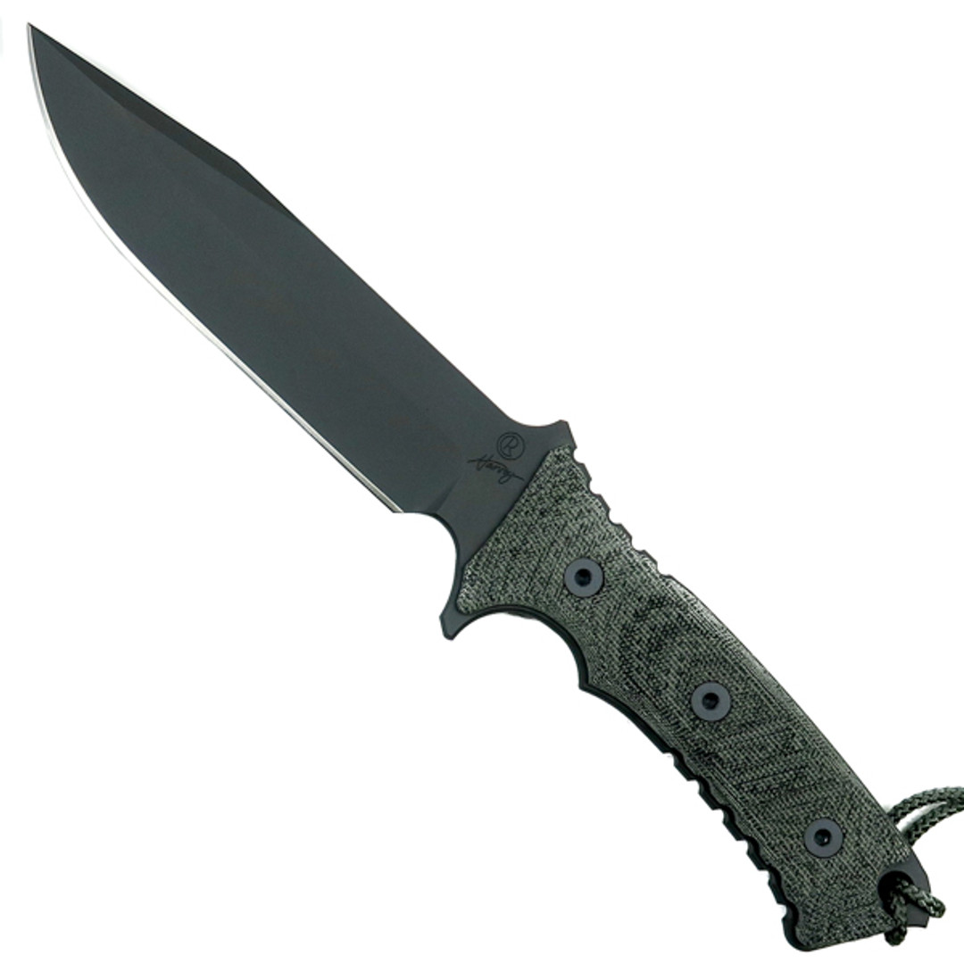 Chris Reeve Pacific Fixed Blade Knife, Dark Grey Blade