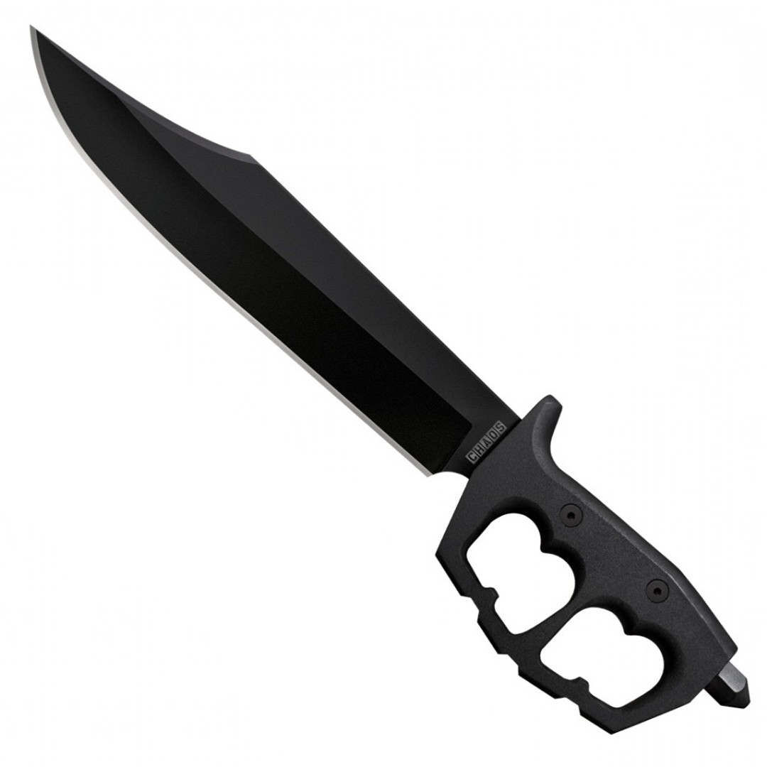Cold Steel Chaos Bowie Fixed Blade Knife, SK5 Blade