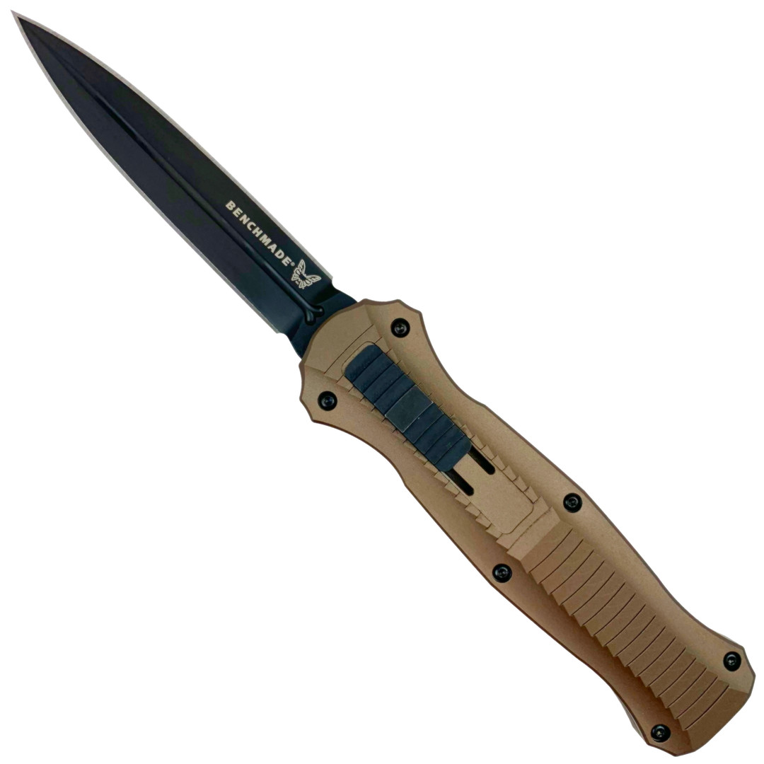Benchmade Burnt Bronze Infidel OTF Auto Knife, CPM-S30V Blade