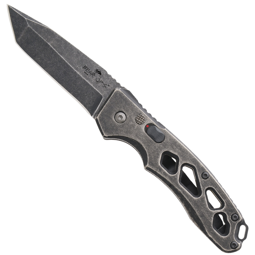 Bear OPS Bold Action XII Titanium Auto Knife, 154CM Blade