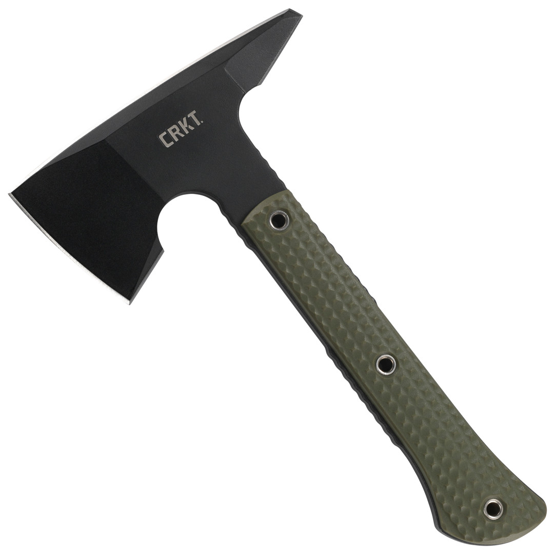 CRKT Jenny Wren Compact Fixed Blade Tomahawk, Black Head