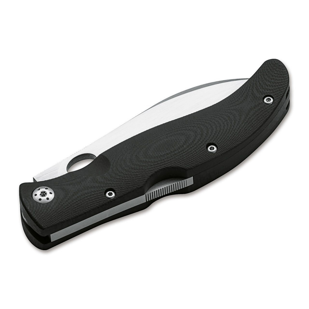 Boker Plus Yukon Folder Knife, Satin Blade REAR VIEW