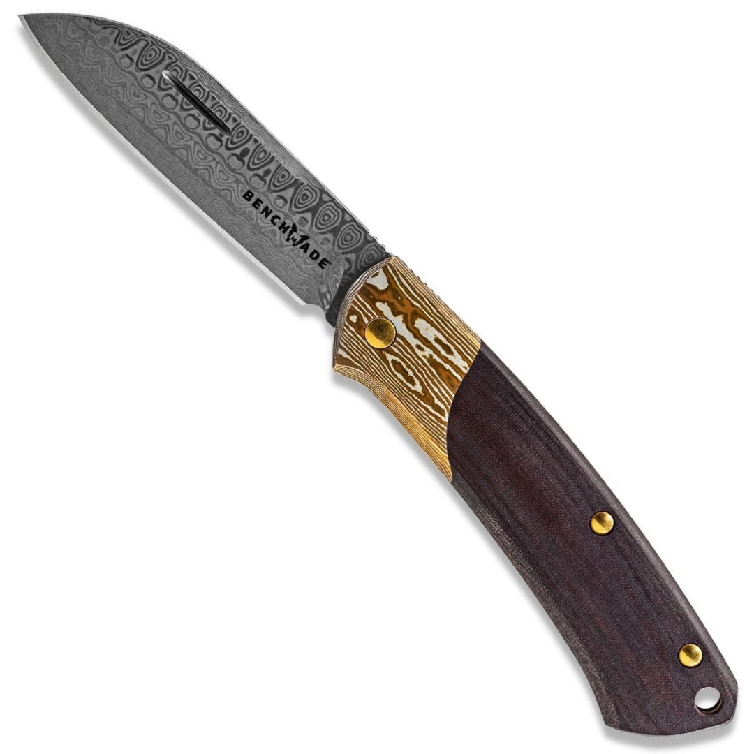 Benchmade Gold Class Proper Folder Knife, Damasteel Blade