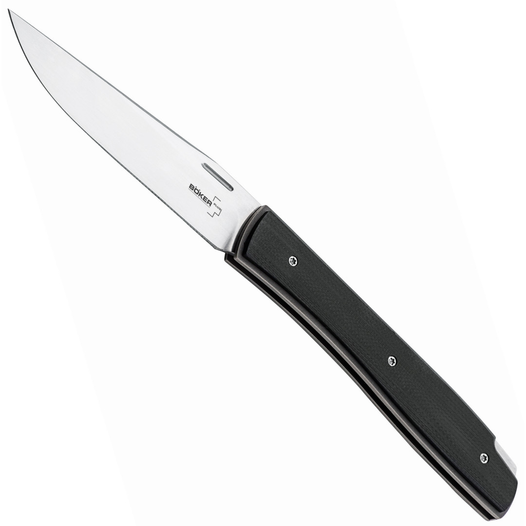 Boker Plus Urban Trapper Backlock Folder Knife, Satin Blade