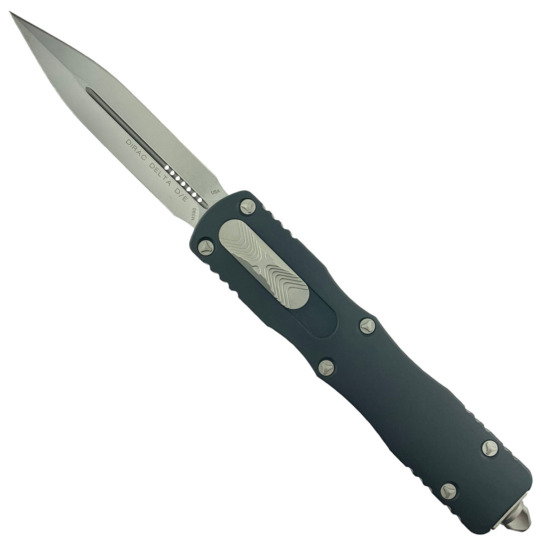 Microtech Dirac Delta Dagger OTF Auto Knife, Stonewash Blade