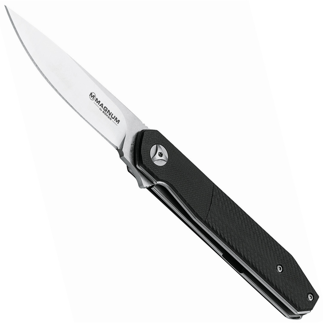 Boker Magnum Miyu Chiisai Flipper Knife, Satin Blade