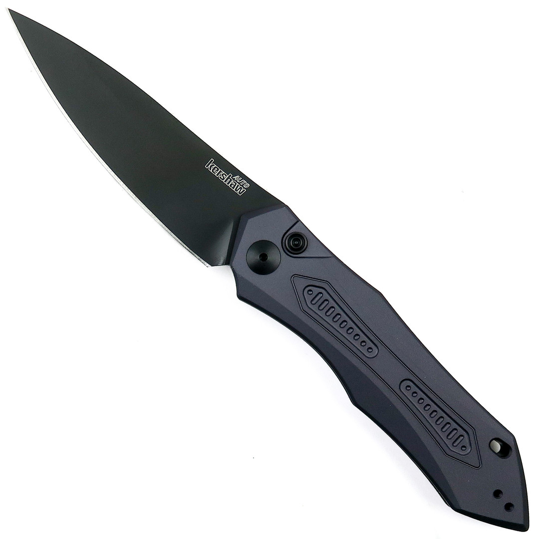 Kershaw Grey Launch 6 Auto Knife, CPM-154 Black Blade 