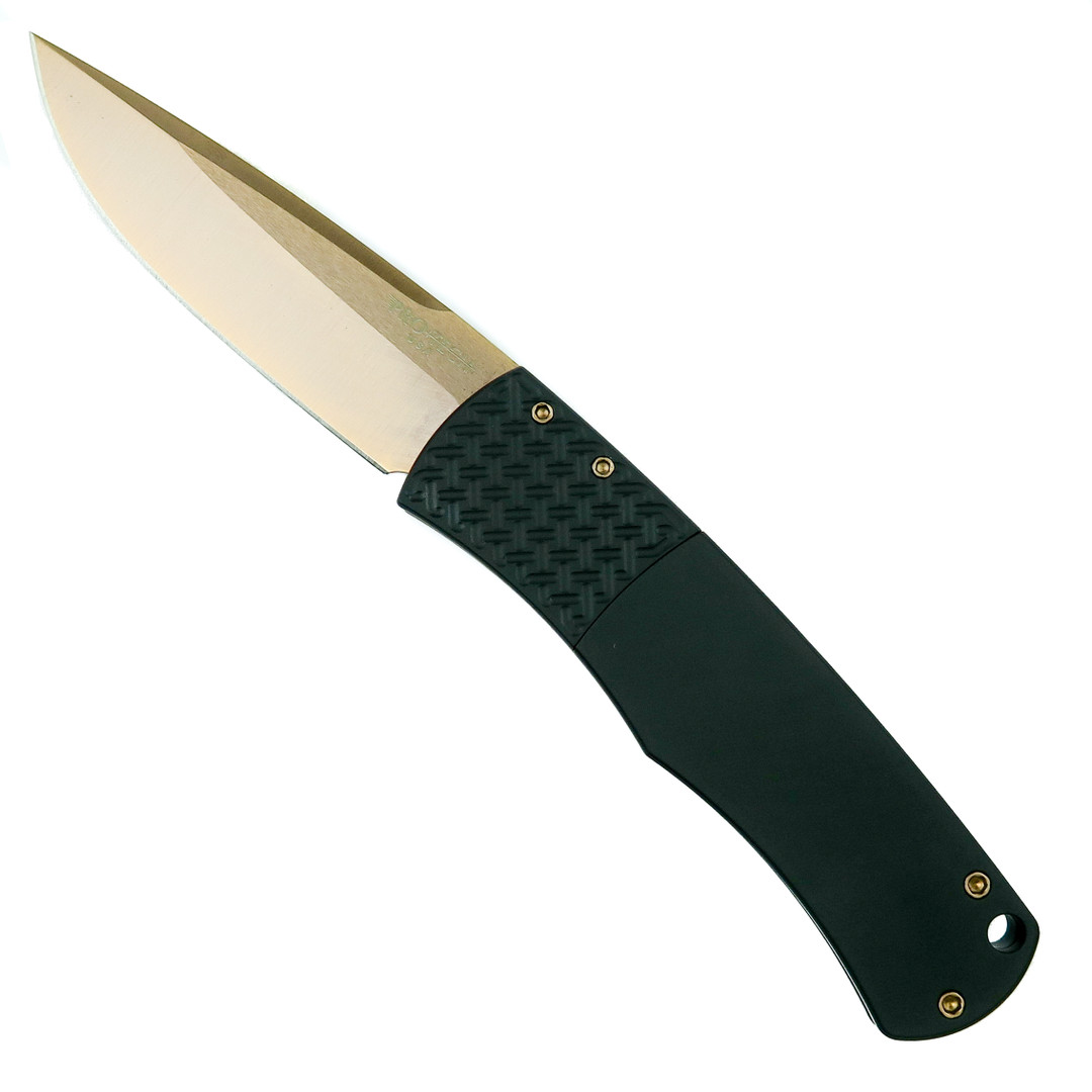 ProTech "Whiskers" Bolster Release Auto Knife, Rose Gold Plain Blade