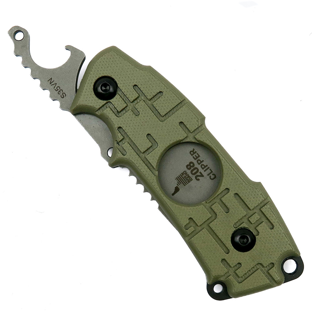 TOPS Knives 208 Clipper Cigar Cutter, closed back