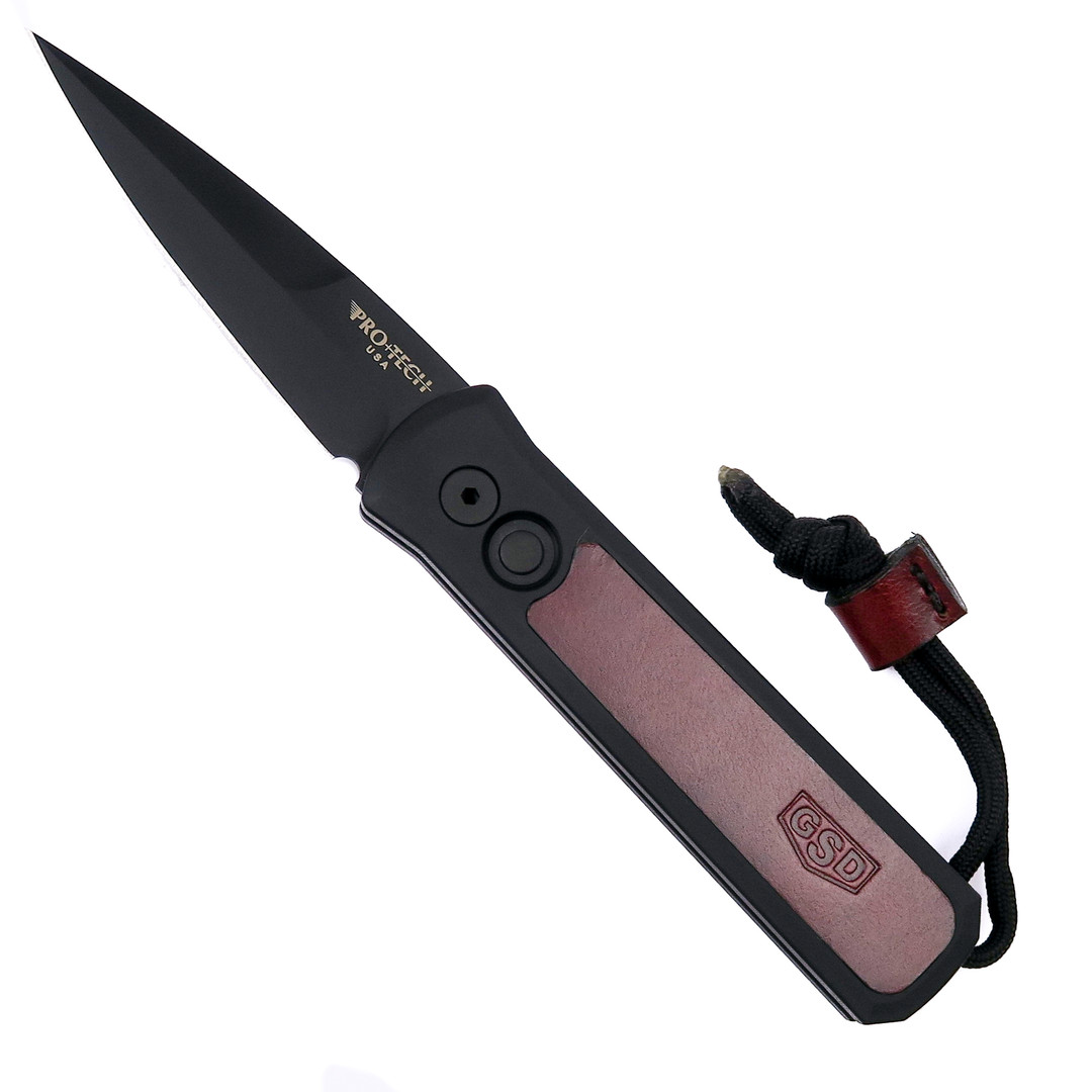 ProTech 7GSD-6 Godson Auto, Greg Stevens Design Red Leather Inlay