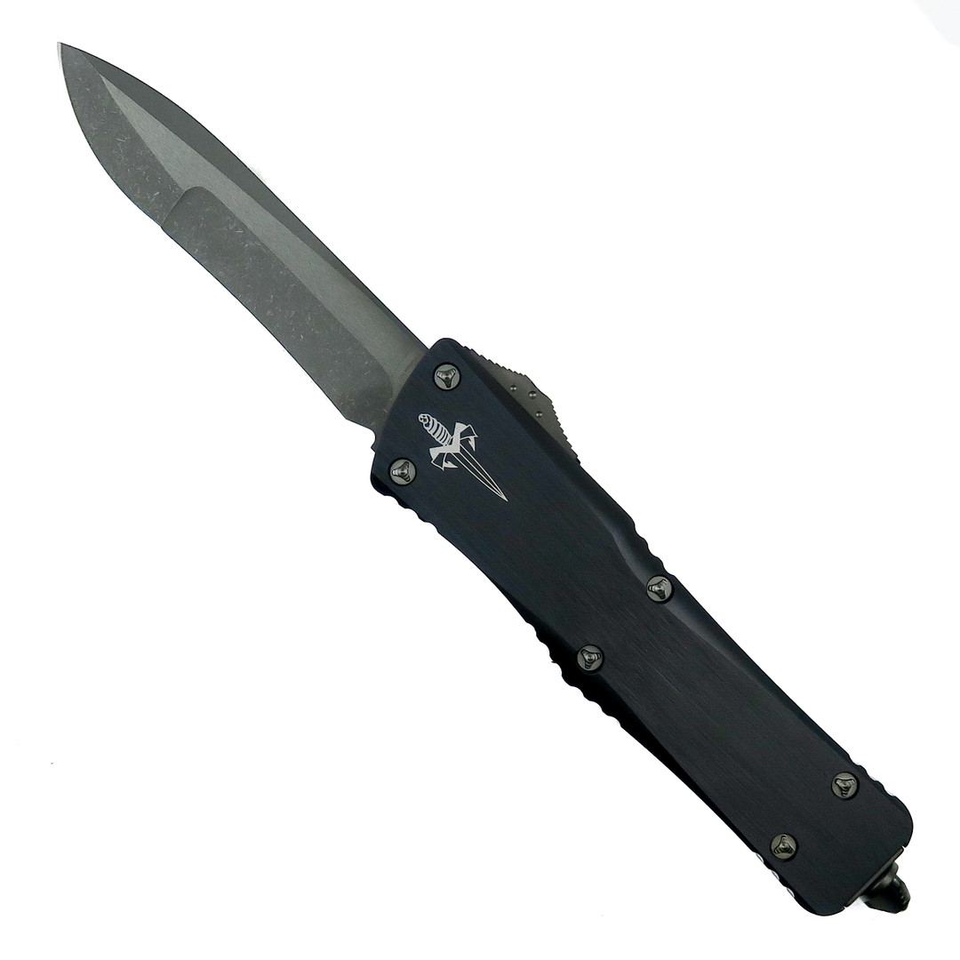 Marfione Custom Combat Troodon Anodized Hefted Alloy, Two Tone DLC Apocalyptic Compound Grind Blade