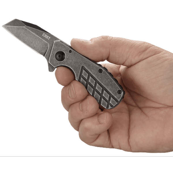 CRKT Razelcliffe Compact Flipper Knife, Black Stonewash