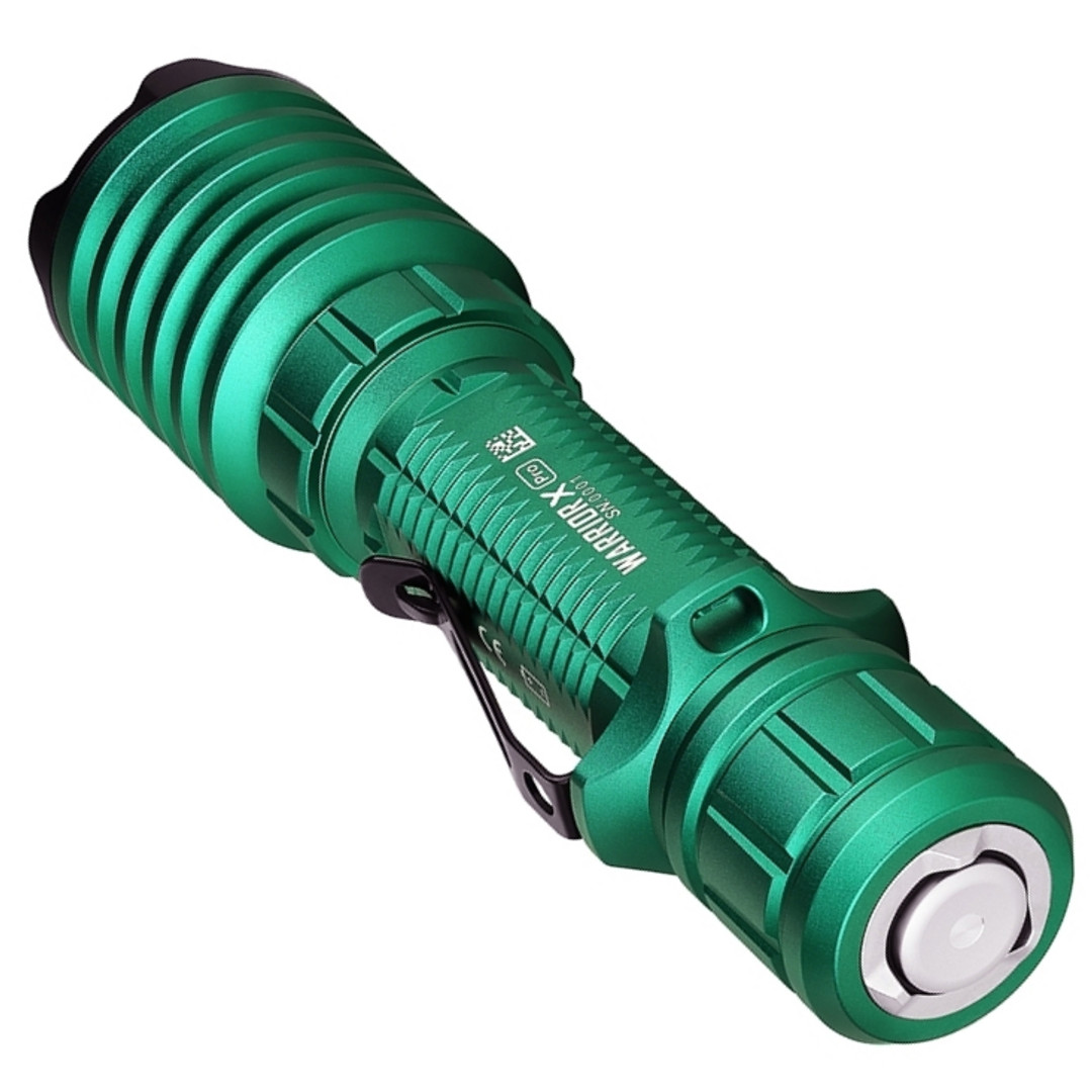 Olight Warrior X Pro Flashlight, Green, UP