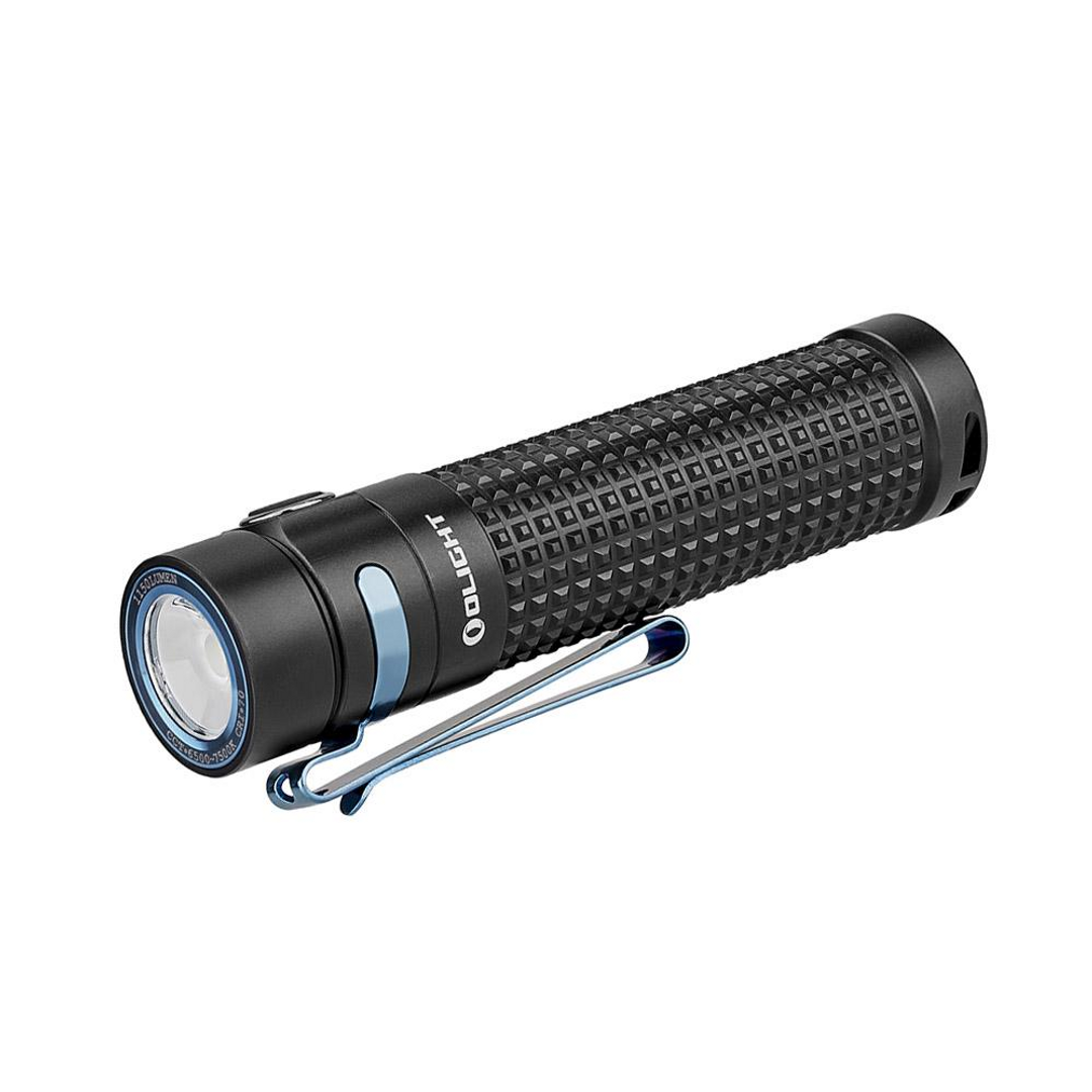 Olight S2R Baton Rechargeable Flashlight, 1150 Lumens, Front View