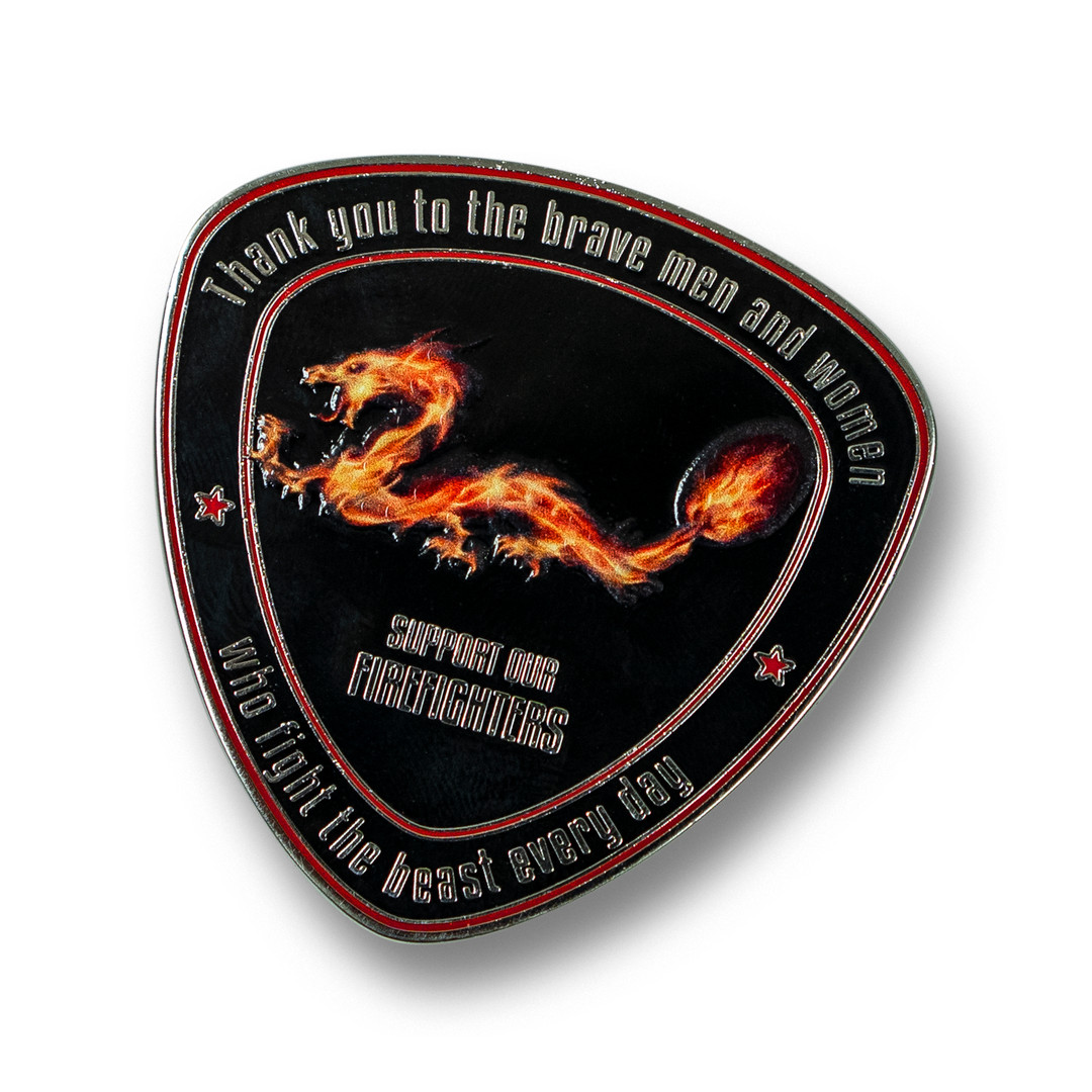 Spyderco Fire Dragon Coin 2021