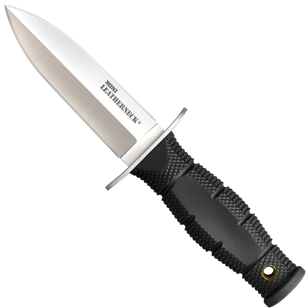 Cold Steel Mini Double Edge Spear Point Leatherneck, Satin Finish 