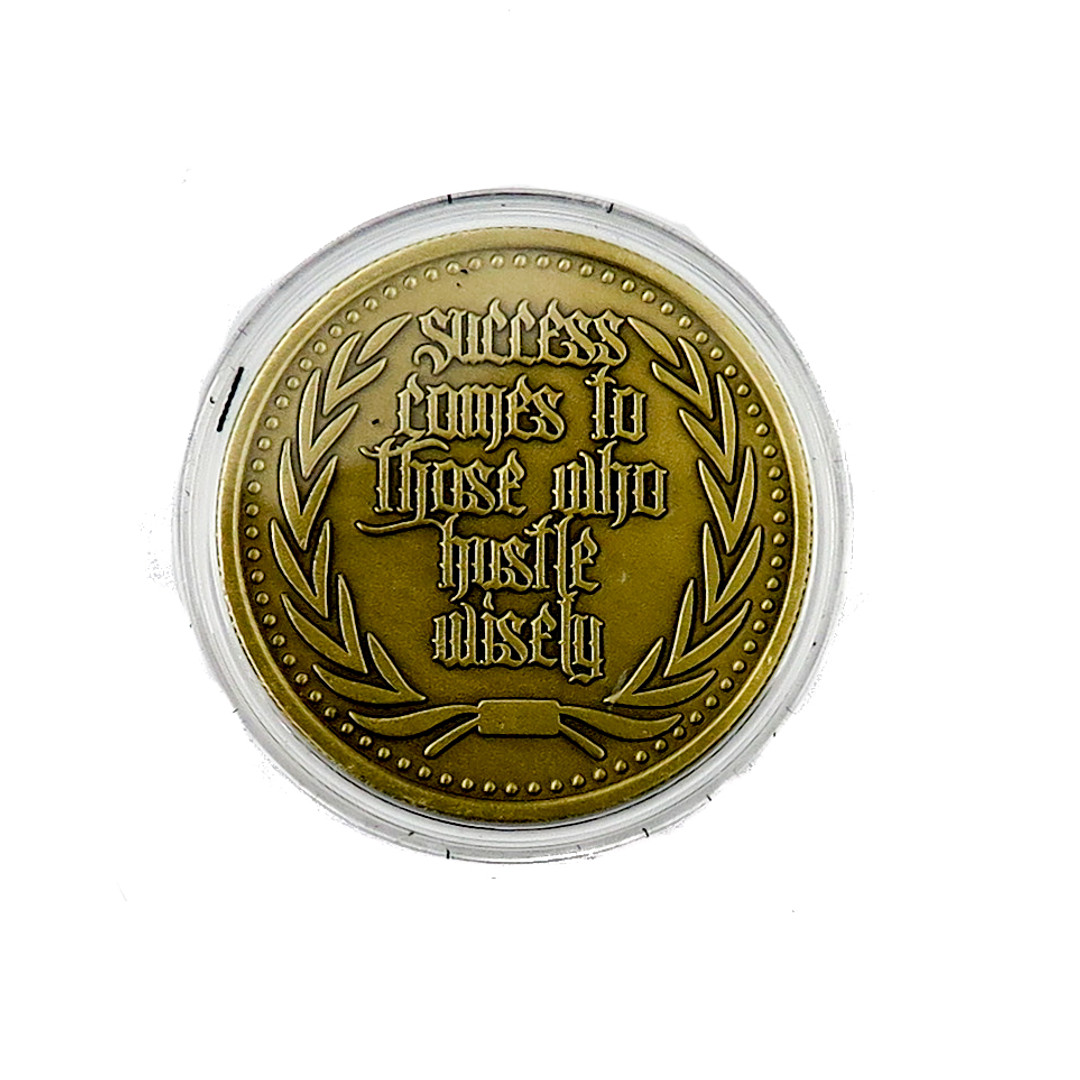 Microtech Hustle Coin, Obverse