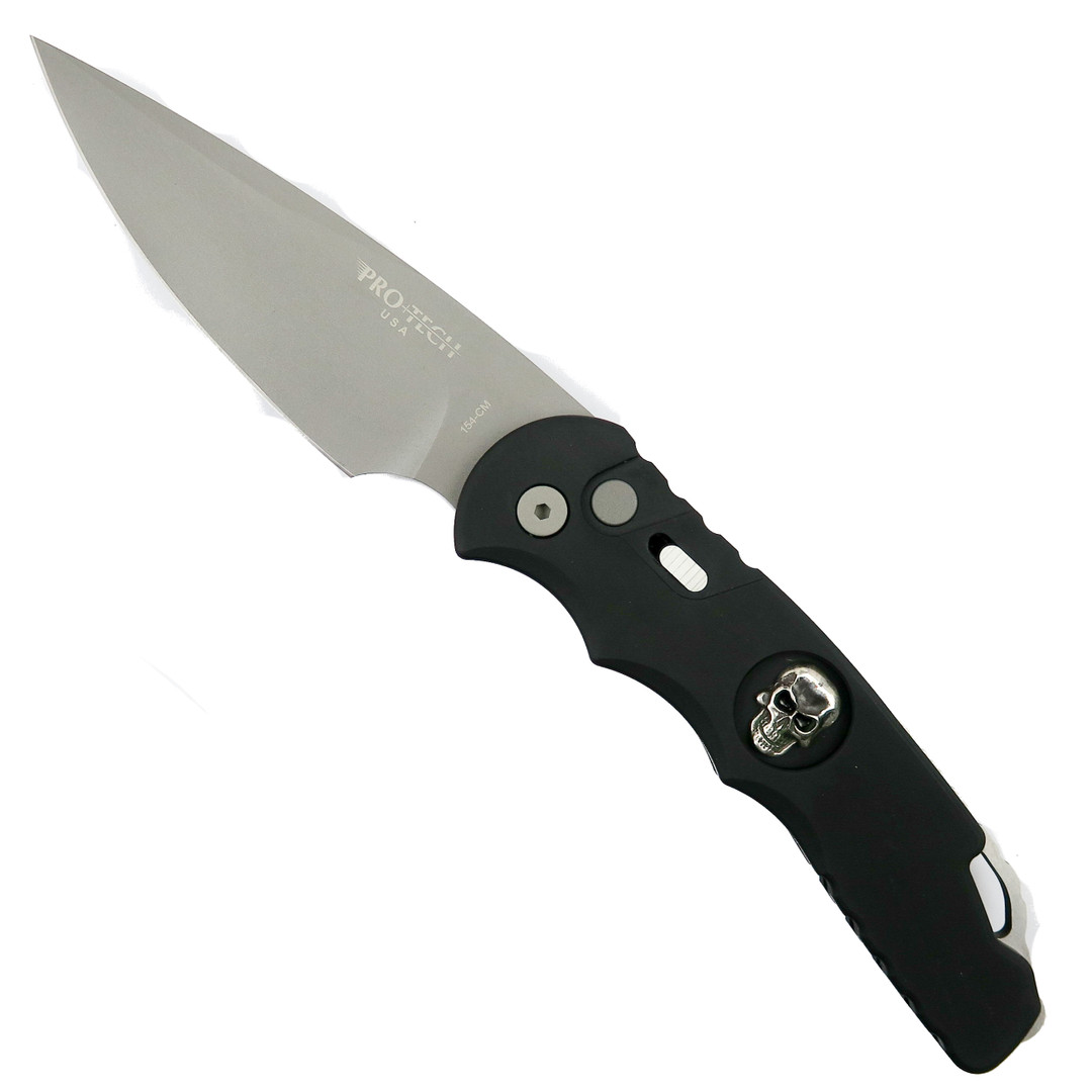 Pro-Tech Shaw Skull Tactical Response 4 Auto Knife, Blasted 154CM Blade