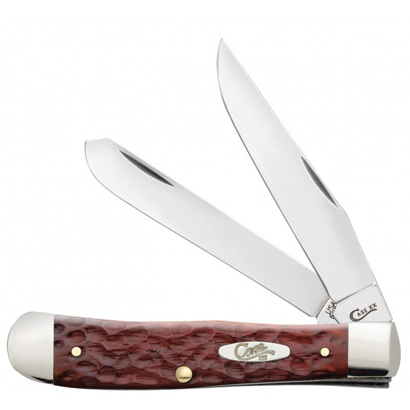 Case Chestnut Bone Standard Jig Trapper Knife | BladeOps